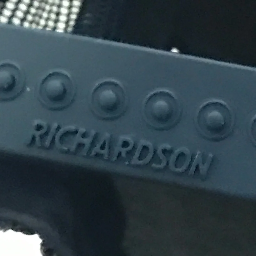 Richardson Adjustable Snap Back Grey/Green/Blue Trucker Hat